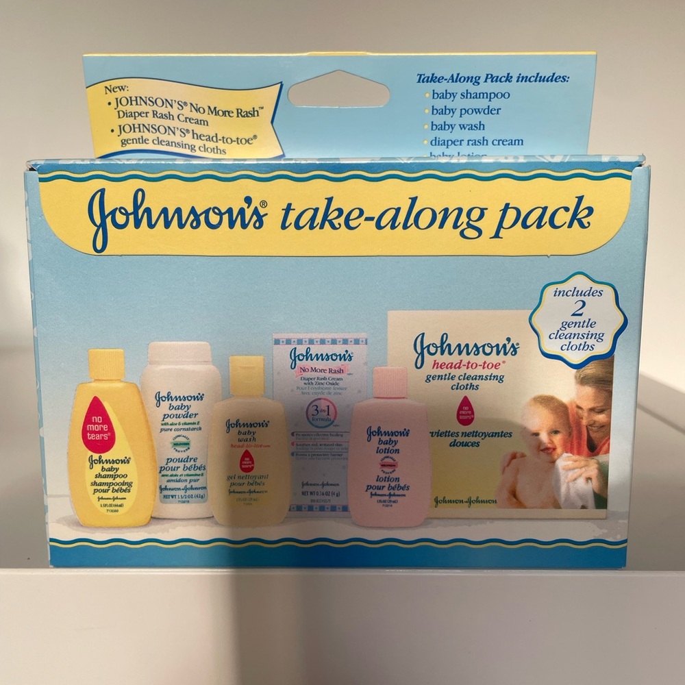 NWT Original Johnson's Take-Along Pack - Includes 6 items